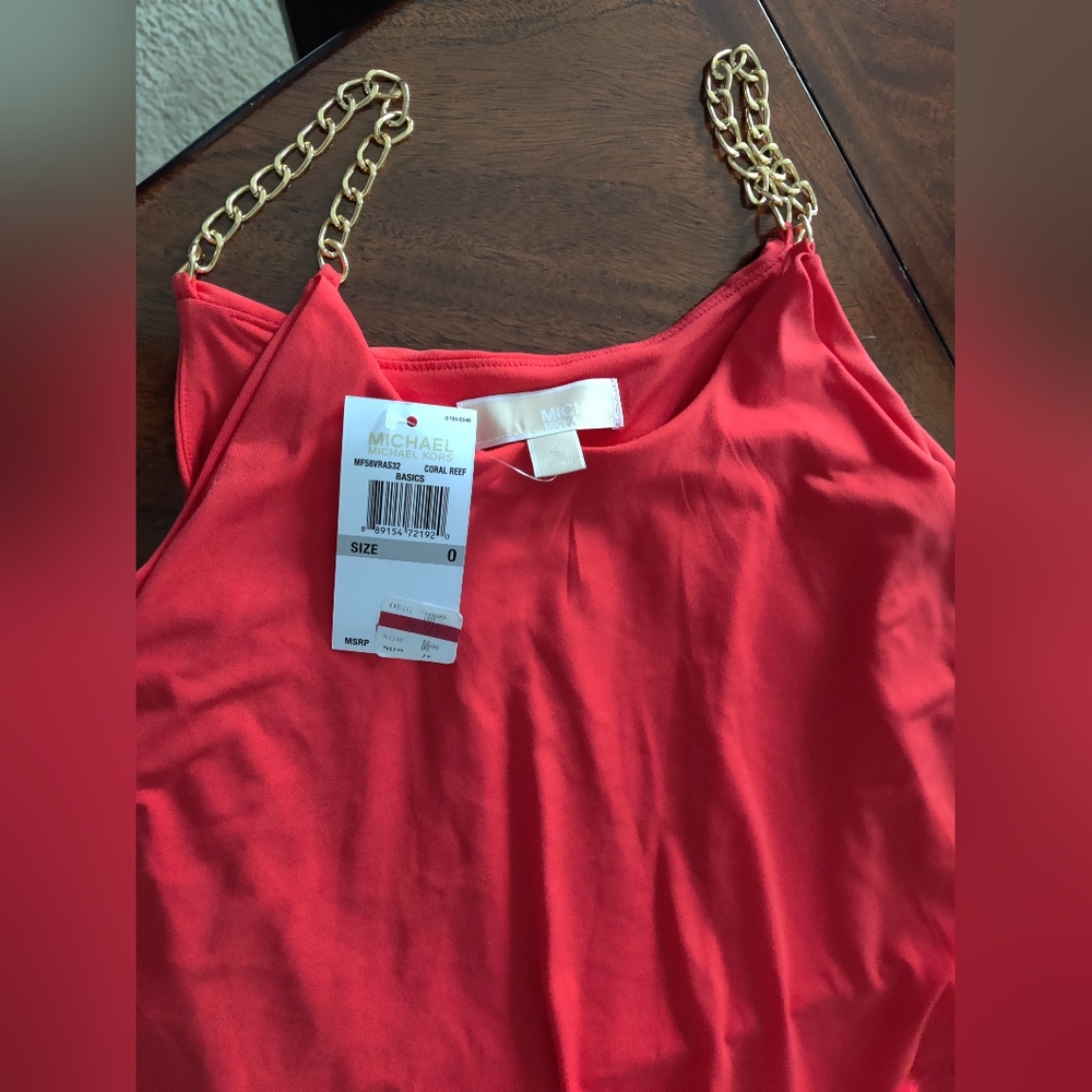 Michael Kors Vibrant Orange 🧡 Women's Dress - Picture 3 of 3